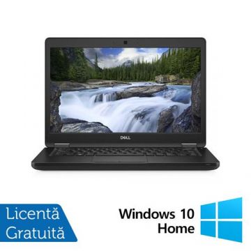 Laptop Refurbished Dell Latitude 5490, Intel Core i5-8350U 1.70GHz, 8GB DDR4, 240GB SSD, 14 Inch HD, Fara Webcam + Windows 10 Home