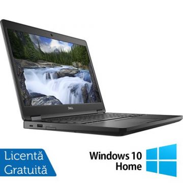 Laptop Refurbished Dell Latitude 5491, Intel Core i5-8400H 2.50GHz, 8GB DDR4, 240GB SSD, 14 Inch, Fara Webcam + Windows 10 Home