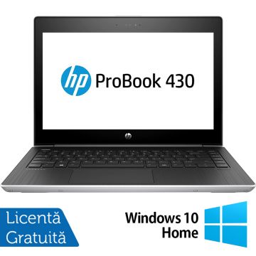Laptop Refurbished HP ProBook 430 G5, Intel Core i5-8250U 1.60-3.40GHz, 8GB DDR4, 240GB SSD, 13.3 Inch Full HD, Webcam + Windows 10 Home