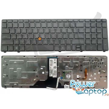 Tastatura HP EliteBook 8760W iluminata backlit