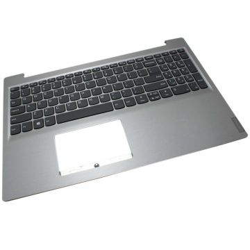 Tastatura Lenovo IdeaPad S145-15API Gri cu Palmrest Argintiu