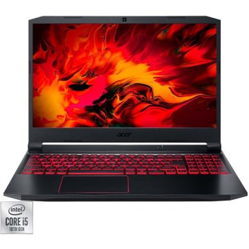 Laptop Gaming Acer Nitro 5 AN515-55 cu procesor Intel® Core™ i5-10300H, 15.6, Full HD, 8GB, 512GB SSD, NVIDIA® GeForce RTX™ 3050 4 GB, No OS, Black