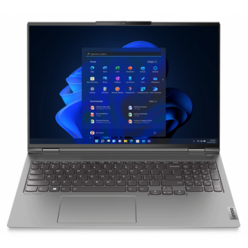 Laptop Lenovo ThinkBook 16p G3 (Procesor AMD Ryzen™ 5 6600H (16M Cache, up to 4.5 GHz), 16inch WQXGA IPS, 16GB, 512GB SSD, nVidia GeForce RTX 3060 @6GB, Win 11 Pro, Gri)