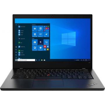 Laptop Lenovo ThinkPad L14 Gen 1 (Procesor AMD Ryzen™ 5 PRO 4650U (8M Cache, up to 4.0 GHz), 14inch HD, 8GB, 256GB SSD, AMD Radeon Graphics, Win10 Pro, Negru)