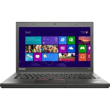 Laptop Refurbished LENOVO ThinkPad T450, Intel Core i5-5200U 2.20GHz, 8GB DDR3, 240GB SSD, 14 Inch HD, Fara Webcam
