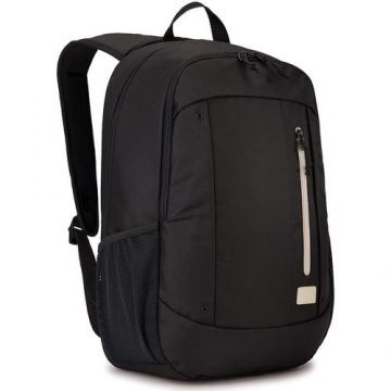 Rucsac Case Logic Jaunt,pentru notebook de max. 15.6inch, 2 compartimente, buzunar frontal, buzunar lateral x 2, waterproof, volum 23 litri, poliester reciclat, negru