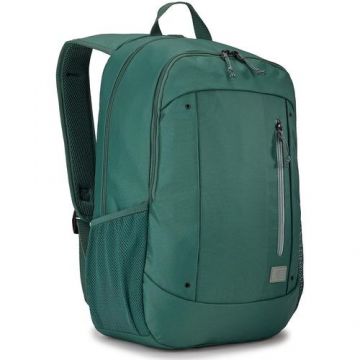 Rucsac Case Logic Jaunt,pentru notebook de max. 15.6inch, 2 compartimente, buzunar frontal, buzunar lateral x 2, waterproof, volum 23 litri, poliester reciclat, verde