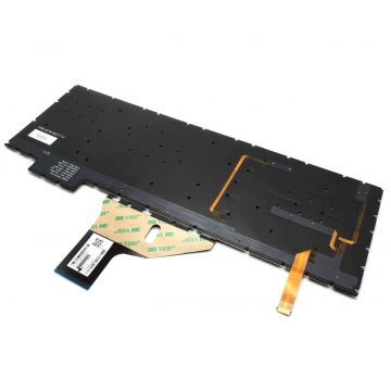 Tastatura HP BHDZR3ALKB6FFY iluminata layout US fara rama enter mic