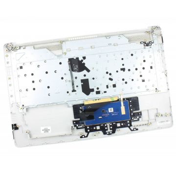 Tastatura HP NSK-XN1SW Argintie cu Palmrest Argintiu si TouchPad iluminata backlit