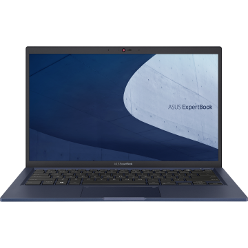 Ultrabook ASUS 14'' ExpertBook B1 B1400CBA, FHD, Procesor Intel® Core™ i5-1235U, 8GB DDR4, 512GB SSD, Intel Iris Xe, No OS, Star Black