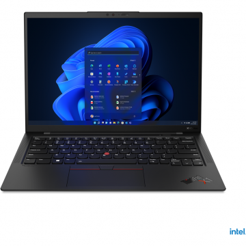 Ultrabook Lenovo 14'' ThinkPad X1 Carbon Gen 10, WQUXGA IPS, Procesor Intel® Core™ i7-1255U, 16GB DDR5, 1TB SSD, Intel Iris Xe, 5G, Win 11 Pro, Black Weave