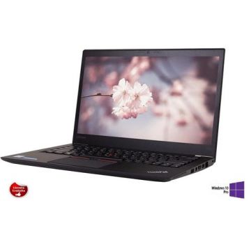 Laptop Refurbished Lenovo THINKPAD T460S CORE I5-6300U 2.40 GHz 8GB DDR3 128GB SATA SSD 14.0inch 1920x1080 WEBCAM Windows 10 Professional Preinstalat