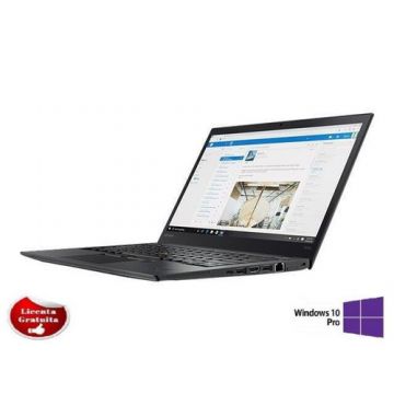 Laptop Refurbished Lenovo ThinkPad T470s Intel Core CORE I5-7300U 2.60 GHZ 16GB DDR4 512GB NVMe SSD Webcam 14inch FHD Windows 10 Professional Preinstalat