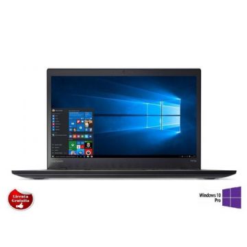 Laptop Refurbished Lenovo ThinkPad T470s Intel Core i5-6300U 2.40GHz up to 3.00GHz 8GB DDR4 256GB NVMe SSD Webcam 14inch FHD Windows 10 Professional Preinstalat