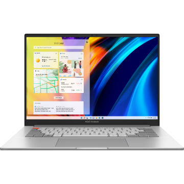 Laptop ASUS 14.5'' Vivobook Pro 14X OLED N7401ZE, 2.8K 120Hz, Procesor Intel® Core™ i9-12900H (24M Cache, up to 5.00 GHz), 32GB DDR5, 1TB SSD, GeForce RTX 3050 Ti 4GB, Win 11 Pro, 0°Black