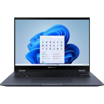 Laptop Asus VivoBook S 14 Flip TN3402QA (Procesor AMD Ryzen™ 5 5600H (16M Cache, up to 4.2 GHz) 14inch WUXGA Touch, 8GB, 512GB SSD, AMD Radeon, Win 11 Home S, Albastru)