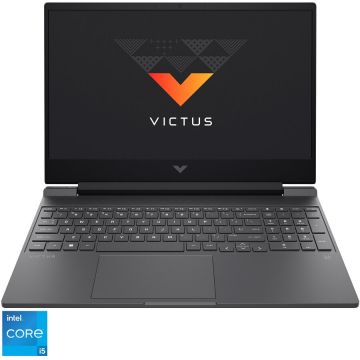 Laptop Gaming HP VICTUS 15-fa0023nq cu procesor Intel Core i5-12500H, 15.6, Full HD, 16GB, 512GB SSD, Nvidia GeForce GTX 1650 4GB, Free DOS, Mica Silver