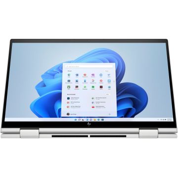 Laptop HP ENVY x360 15-ew0009nn cu procesor Intel® Core™ i7-1255U pana la 4.70 GHz, Touch, 15.6 FHD IPS, 16GB, 512GB SSD, Nvidia GeForce RTX 2050 4GB, Windows 11 Home, Natural Silver