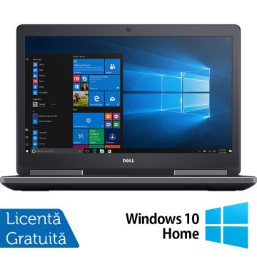 Laptop Refurbished Dell Precision 7720, Intel Core i7-7820HQ 2.90-3.90GHz, 32GB DDR4, 512GB SSD, nVidia Quadro P3000 6GB GDDR5, 17.3 Inch Full HD, Webcam + Windows 10 Home