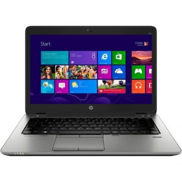 Laptop Refurbished HP EliteBook 840 G1 Intel Core i5-4300U 1.90GHz up to 2.90GHz 16GB DDR3 256GB SSD Webcam 14 Inch 1600 x 900 FGP Tastatura Iluminata