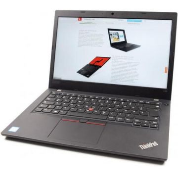 Laptop Refurbished Lenovo THINKPAD T480S Intel Core i5-8350U 1.70 GHZ up to 3.60 GHz 24GB DDR4 512GB NVME SSD 14inch FHD Webcam Tastatura Iluminata