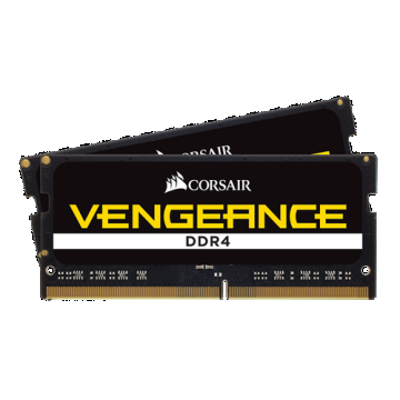 Memorii Laptop Corsair Vengeance 64GB (2 x 32GB), SODIMM, DDR4, CL22, 3200MHz