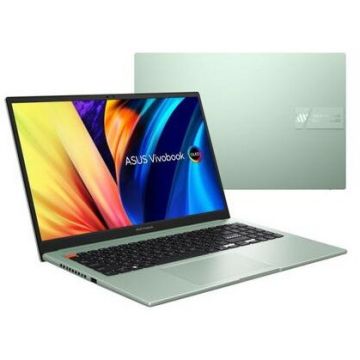 Ultrabook ASUS 15.6'' Vivobook S 15 OLED K3502ZA, 2.8K 120Hz, Procesor Intel® Core™ i7-12700H (24M Cache, up to 4.70 GHz), 16GB DDR4, 1TB SSD, Intel Iris Xe, Win 11 Pro, Brave Green