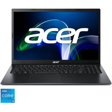 Laptop Acer Extensa 15 EX215-54 cu procesor Intel® Core™ i5-1135G7 pana la 4.20 GHz, 15.6'', Full HD, 8GB DDR4, 512GB SSD, Intel® Iris® Xe Graphics, No OS, Black