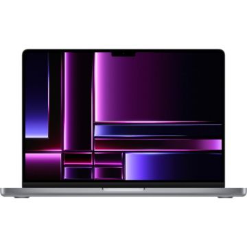 Laptop Apple MacBook Pro 14 cu procesor Apple M2 Pro, 10 nuclee CPU and 16 nuclee GPU, 16 GB, 512GB SSD, Space Grey, RO KB