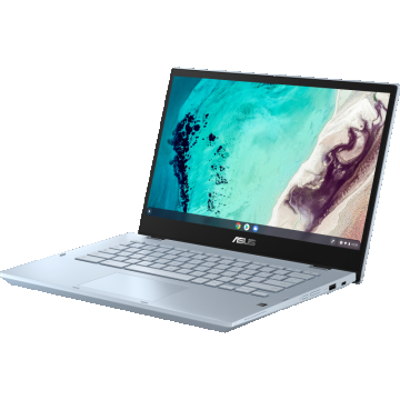 Laptop ASUS ChromeBook Flip, CX3400FMA-EC0277, 14.0-inch, Touch screen, FHD (1920 x 1080) 16:9, Glossy display, Intel® Core™ i3-1110G4 Processor 2.5 GHz (6M Cache, up to 3.9 GHz, 2 cores), 8G LPDDR4X on board, 128GB M.2 NVMe™ PCIe® 3.0 SSD, 2x USB 3.