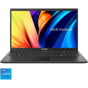 Laptop ASUS VivoBook 15 A1500EA cu procesor Intel® Core™ i5-1135G7 pana la 4.20 GHz, 15.6, Full HD, IPS, 16GB, 512GB SSD + 1TB HDD, Intel® Iris® Xe Graphics, No OS, Indie Black