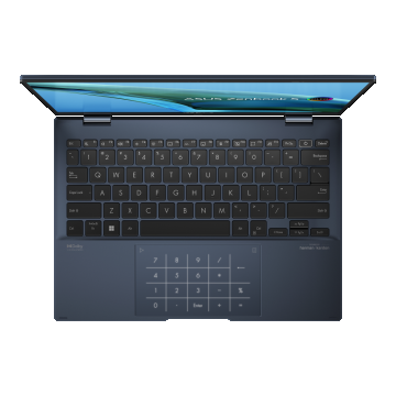 Laptop ASUS ZenBook Flip, UP5302ZA-LX084X, 13.3-inch, 2.8K (2880 x 1800) OLED 16:10 aspect ratio, Intel® Core™ i7-1260P Processor 2.1 GHz (18M Cache, up to 4.7 GHz, 4P+8E cores), Intel® Iris Xe Graphics, N/A, 16GB LPDDR5 on board, 1TB M.2 NVMe™ PCIe® 4.0 Laptop ASUS ZenBook Flip, UP5302ZA-LX084X, 13.3-inch, 2.8K (2880 x 1800) OLED 16:10 aspect ratio, Intel® Core™ i7-1260P Processor 2.1 GHz (18M Cache, up to 4.7 GHz, 4P+8E cores), Intel® Iris Xe Graphics, N/A, 16GB LPDDR5 on board, 1TB M.2 NVMe™ PCIe® 4.0