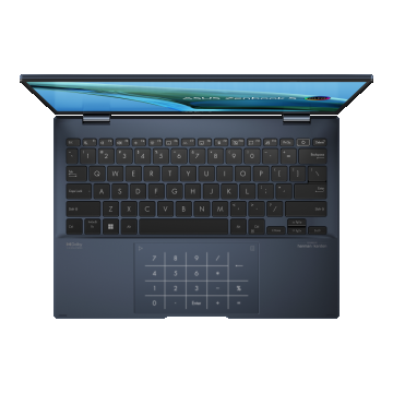 Laptop ASUS ZenBook Flip, UP5302ZA-LX084X, 13.3-inch, 2.8K (2880 x 1800) OLED 16:10 aspect ratio, Intel® Core™ i7-1260P Processor 2.1 GHz (18M Cache, up to 4.7 GHz, 4P+8E cores), Intel® Iris Xe Graphics, N/A, 16GB LPDDR5 on board, 1TB M.2 NVMe™ PCIe® 4.0