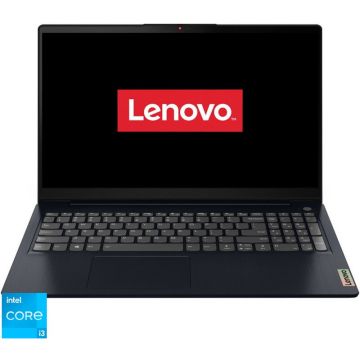 Laptop Lenovo 15.6'' IdeaPad 3 15ITL6, FHD, Procesor Intel® Core™ i3-1115G4 (6M Cache, up to 4.10 GHz), 8GB DDR4, 512GB SSD, GMA UHD, No OS, Abyss Blue