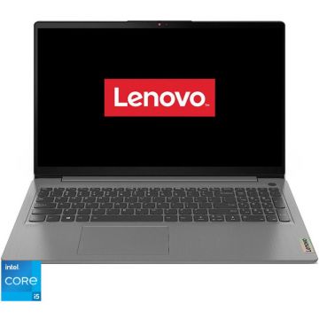 Laptop Lenovo 15.6'' IdeaPad 3 15ITL6, FHD, Procesor Intel® Core™ i5-1155G7 (8M Cache, up to 4.50 GHz), 16GB DDR4, 512GB SSD, Intel Iris Xe, No OS, Arctic Grey