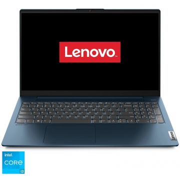 Laptop Lenovo IdeaPad 5 15ITL05 cu procesor Intel® Core™ i3-1115G4 pana la 4.10 GHz, 15.6'', Full HD, 4GB, 256GB SSD, Intel® UHD Graphics, No OS, Abyss Blue