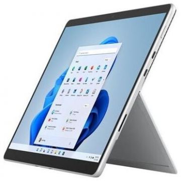 Tableta Microsoft Surface Pro 8, Procesor Intel® Core™ i7-1185G7, PixelSense 13, 32GB RAM, 1TB SSD, 8MP, Wi-Fi, Bluetooth, Windows 10 Pro Argintiu