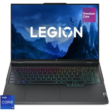Laptop Gaming Lenovo Legion Pro 7 16IRX8H cu procesor Intel® Core™ i9-13900HX pana la 5.40 GHz, 16, WQXGA, IPS, 240Hz, 32GB, 1TB SSD, NVIDIA® GeForce RTX™ 4080 12GB GDDR6, Windows 11 Home, Onyx Grey, 3y on-site Premium Care