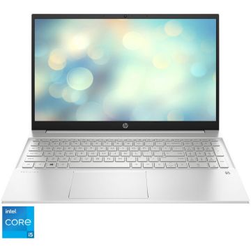 Laptop HP 15.6'' Pavilion 15-eg2027nq, FHD IPS, Procesor Intel® Core™ i5-1235U, 16GB DDR4, 512GB SSD, GeForce MX550 2GB, Free DOS, Silver