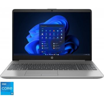 Laptop HP 250 G9 cu procesor Intel® Core™ i5-1235U pana la 4.40 GHz, 15.6, Full HD, 8GB, 512GB SSD, Intel® UHD Graphics, Windows 11 Pro, Asteroid Silver