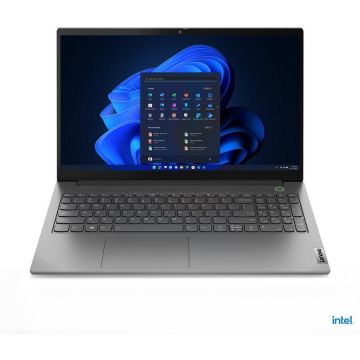 Laptop Lenovo 15.6'' ThinkBook 15 G4 IAP, FHD IPS, Procesor Intel® Core™ i7-1255U (12M Cache, up to 4.70 GHz), 16GB DDR4, 1TB SSD, Intel Iris Xe, No OS, Mineral Gray