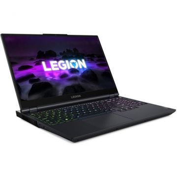 Laptop Lenovo Legion 5 15ACH6, 15.6 FHD, procesor AMD Ryzen 5 5600H, 16GB RAM, 512GB SSD, nVidia GeForce RTX 3050 Ti, Windows 11 Home, Shadow Black