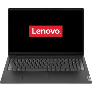 Laptop Lenovo V15 G3 ABA cu procesor AMD Ryzen™ 5 5625U pana la 4.30 GHz, 15.6, Full HD, 8GB, 256GB SSD, AMD Radeon™ Graphics, No OS, Business Black