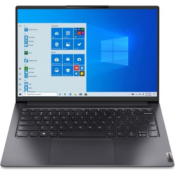 Laptop Lenovo Yoga Slim 7 Pro 14IHU5, 14 2.2K, procesor i5-11300H, 8GB RAM, 1TB SSD, Intel Iris Xe Graphics, Windows 11 Home, Slate Grey
