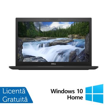 Laptop Refurbished DELL Latitude 7490, Intel Core i5-8250U 1.60 - 3.40GHz, 8GB DDR4, 256GB SSD M.2, 14 Inch Full HD LED, Webcam + Windows 10 Home