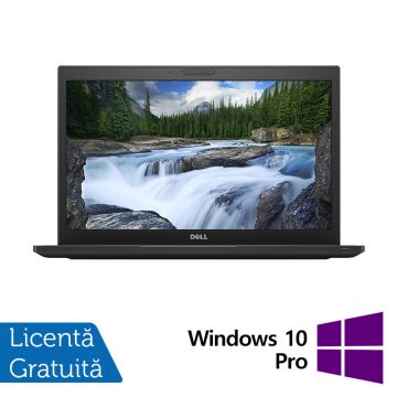 Laptop Refurbished DELL Latitude 7490, Intel Core i5-8250U 1.60 - 3.40GHz, 8GB DDR4, 256GB SSD M.2, 14 Inch Full HD LED, Webcam + Windows 10 Pro