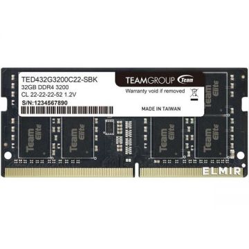 Elite - DDR4 - 32 GB - SO-DIMM 260-pin - unbuffered