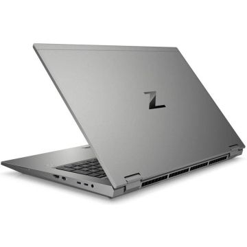Laptop HP ZBook Fury G8 cu procesor Intel Core i7-11800H pana la 4.6 GHz, 17.3 Full HD, 16GB, 512GB SSD, NVIDIA RTX A2000 4GB GDDR6, Windows 11 Pro, Dark Ash Silver