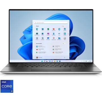 Laptop Dell XPS 17 9720 cu procesor Intel® Core™ i9-12900HK pana la 5.00 GHz, 17, UHD+, Touch, 32GB, 1TB SSD, NVIDIA GeForce RTX 3060 6GB Windows 11 Pro, 3Y NBD