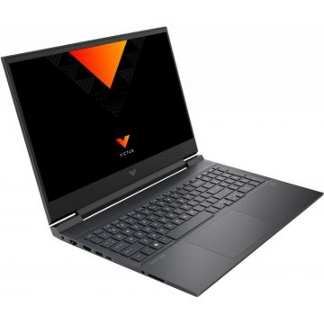 Laptop Gaming HP VICTUS 16-e1020nq cu procesor AMD Ryzen™ 5 6600H pana la 4.50 GHz, 16.1, Full HD, IPS, 8GB, 512GB SSD, NVIDIA® GeForce RTX™ 3050 4GB GDDR6, Free DOS, Silver